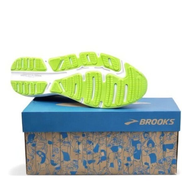 Brooks Ghost Max Cushioned Running Shoes Mens 12.5 Black Atomic Blue Jasmine main image 7